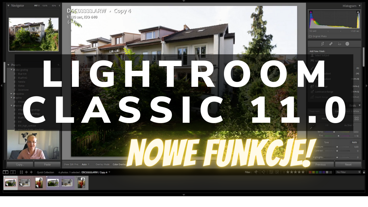 nowe funkcje lightroom classic 11.0